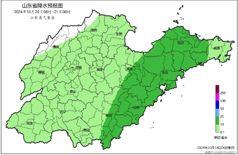 山东7市部分地区出现暴雨 强冷空气来袭